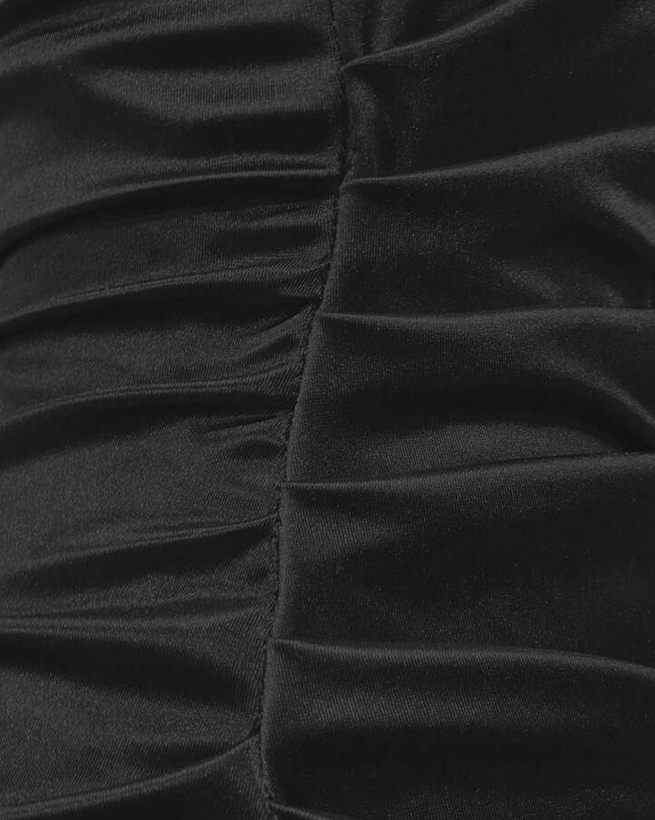 Vestido Cetim "Celeste" Notte