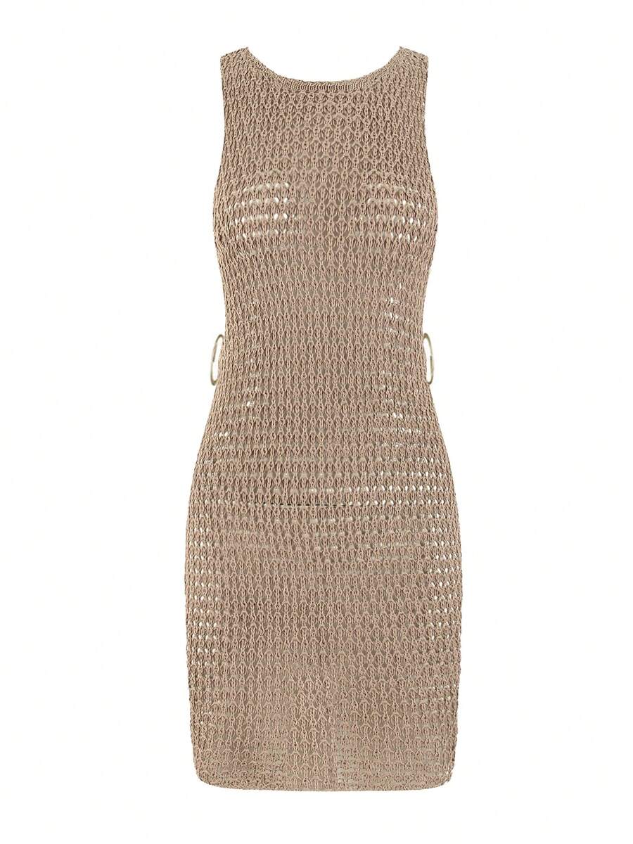 Vestido Mini de Tule com Recortes "Aura" Notte