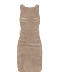 Vestido Mini de Tule com Recortes "Aura" Notte