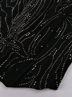 Top Corset Tubo com Strass Notte