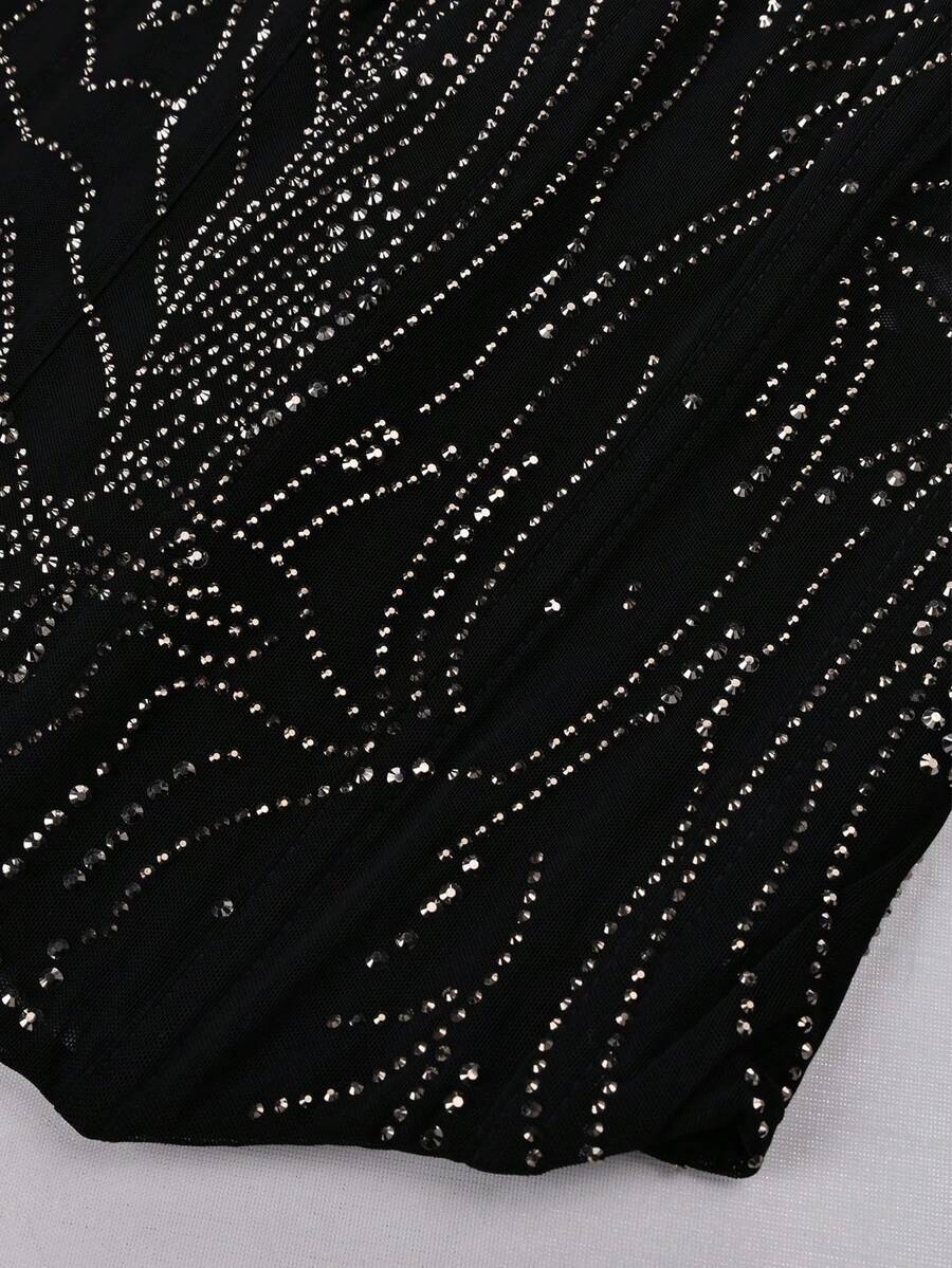 Top Corset Tubo com Strass Notte