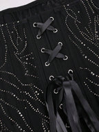 Top Corset Tubo com Strass Notte