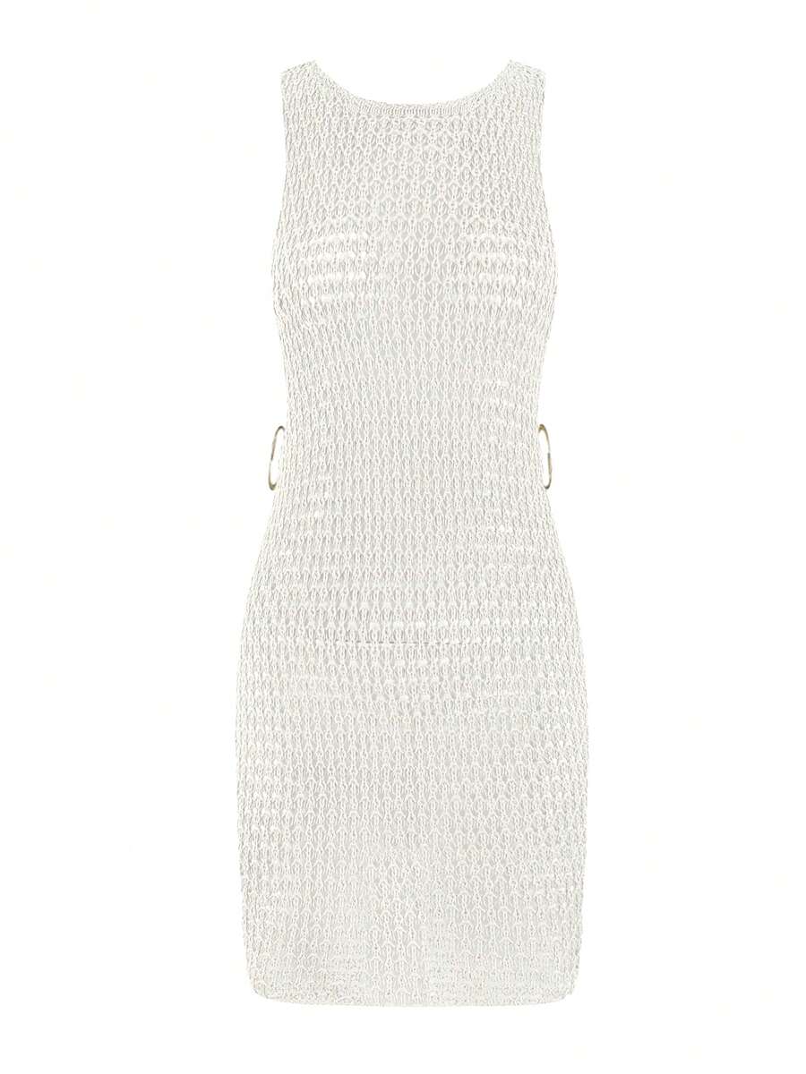 Vestido Mini de Tule com Recortes "Aura" Notte