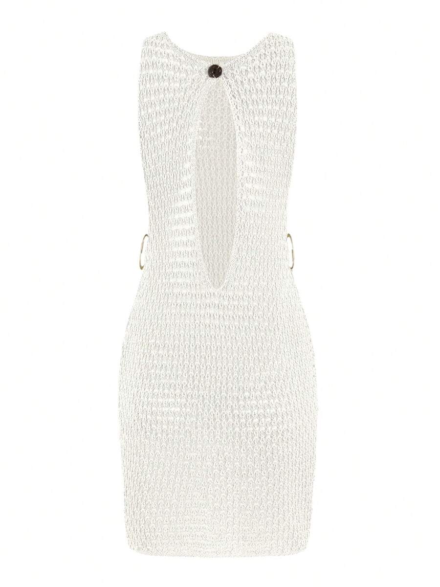 Vestido Mini de Tule com Recortes "Aura" Notte
