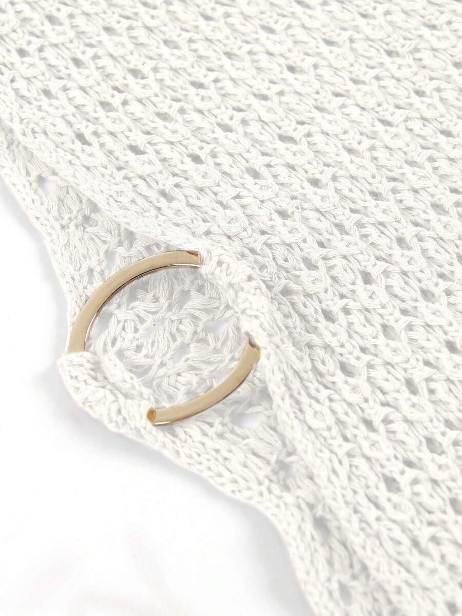 Vestido Mini de Tule com Recortes "Aura" Notte