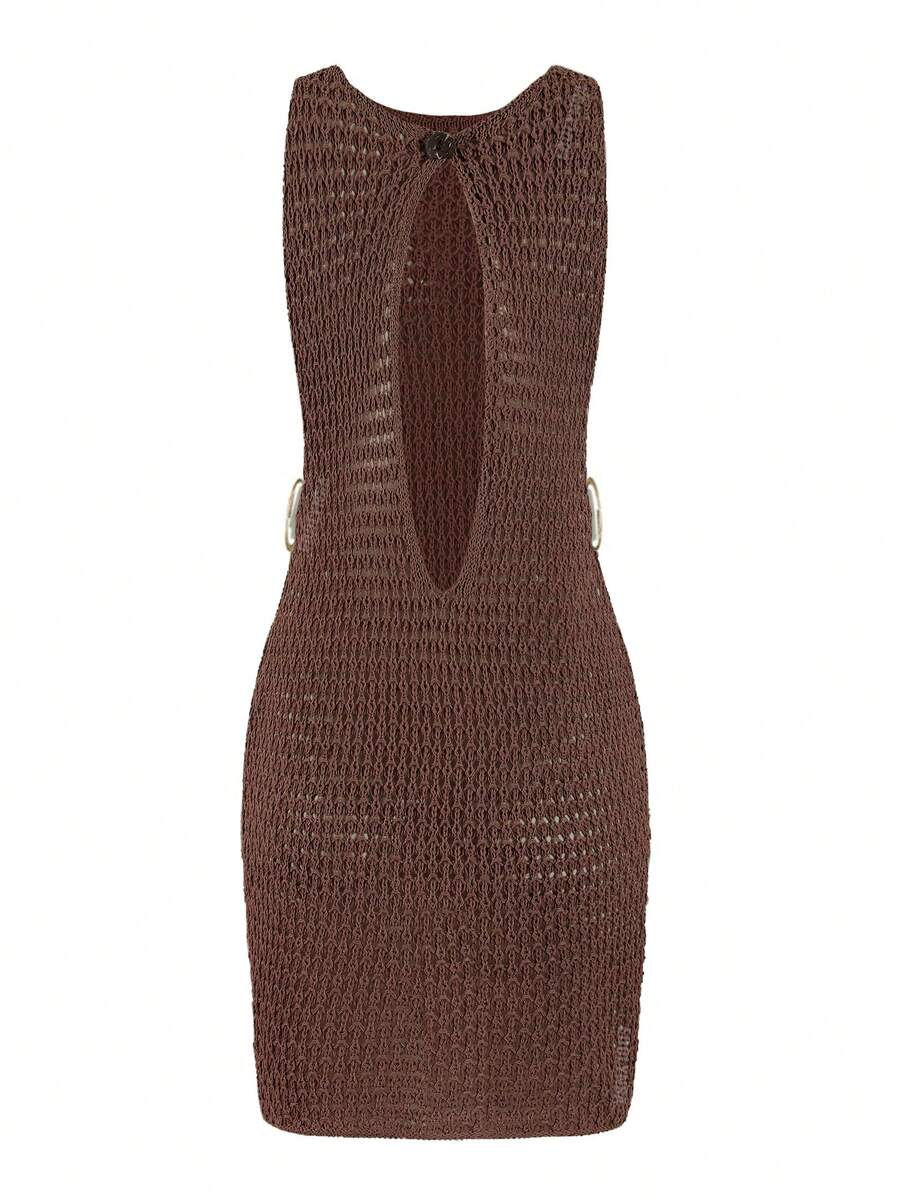 Vestido Mini de Tule com Recortes "Aura" Notte