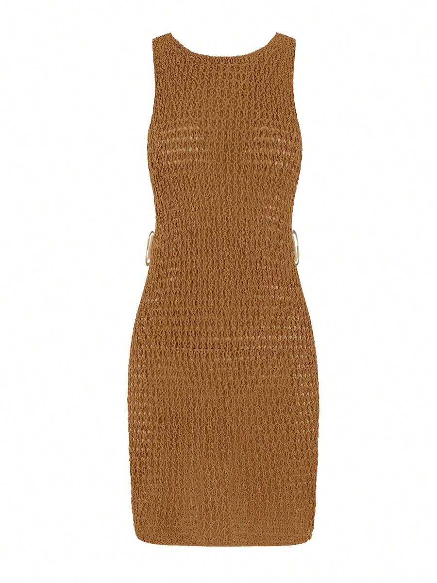 Vestido Mini de Tule com Recortes "Aura" Notte