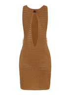 Vestido Mini de Tule com Recortes "Aura" Notte