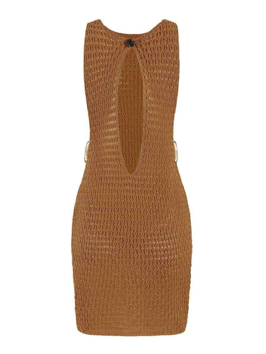 Vestido Mini de Tule com Recortes "Aura" Notte