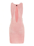 Vestido Mini de Tule com Recortes "Aura" Notte