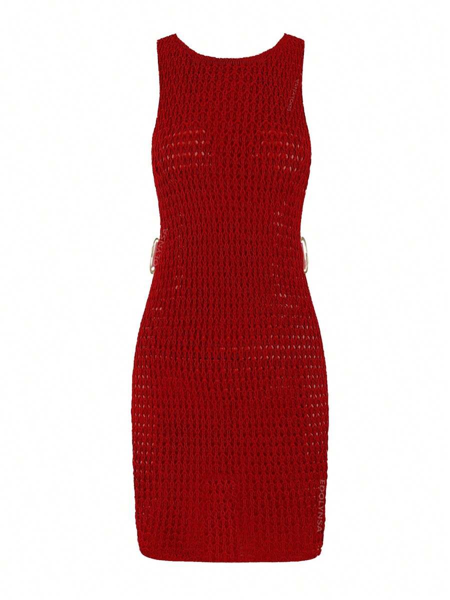Vestido Mini de Tule com Recortes "Aura" Notte