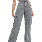 Calça Jeans Cargo Rebel Notte