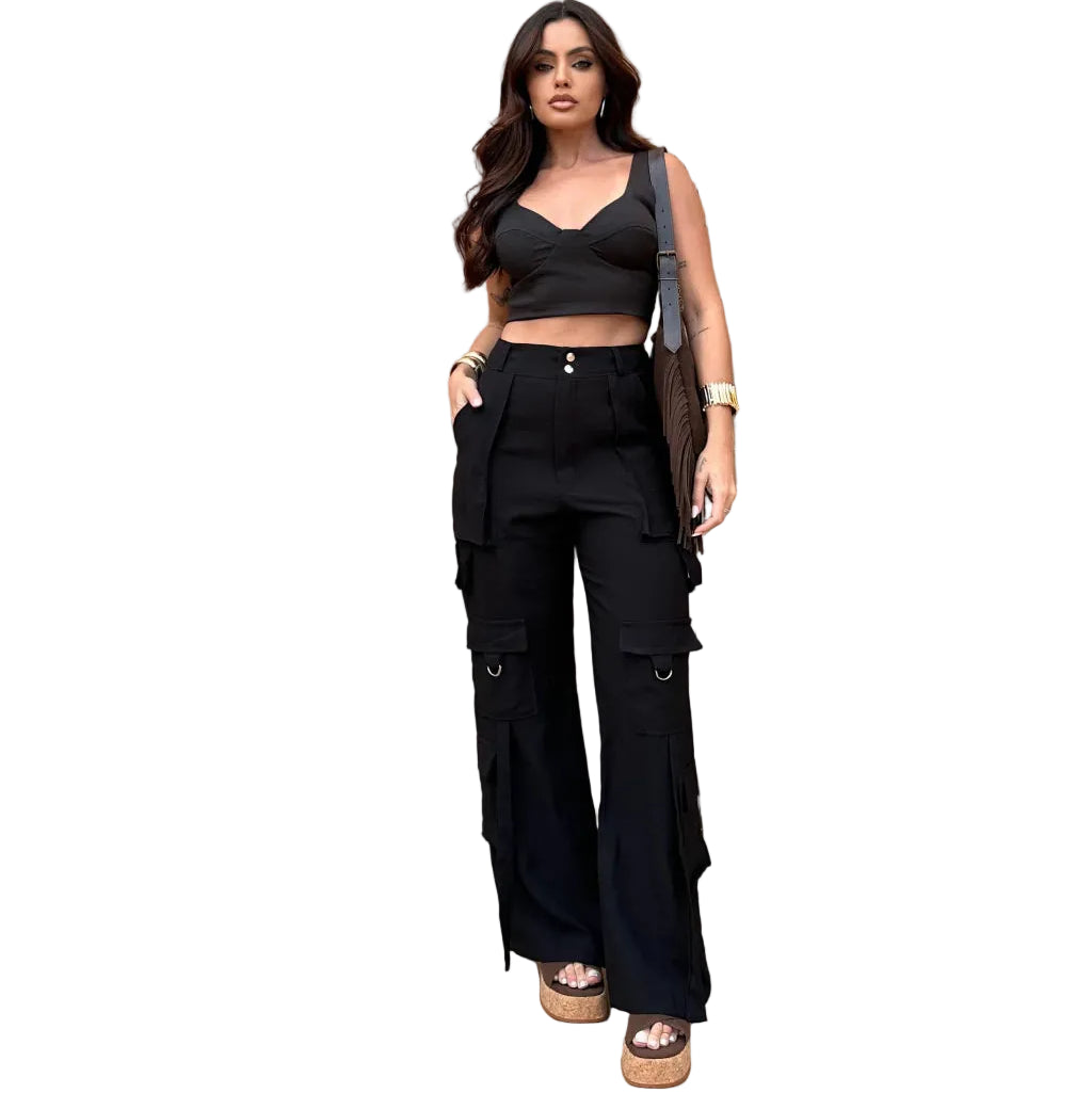 Calça Cargo Alfaiataria Luxe