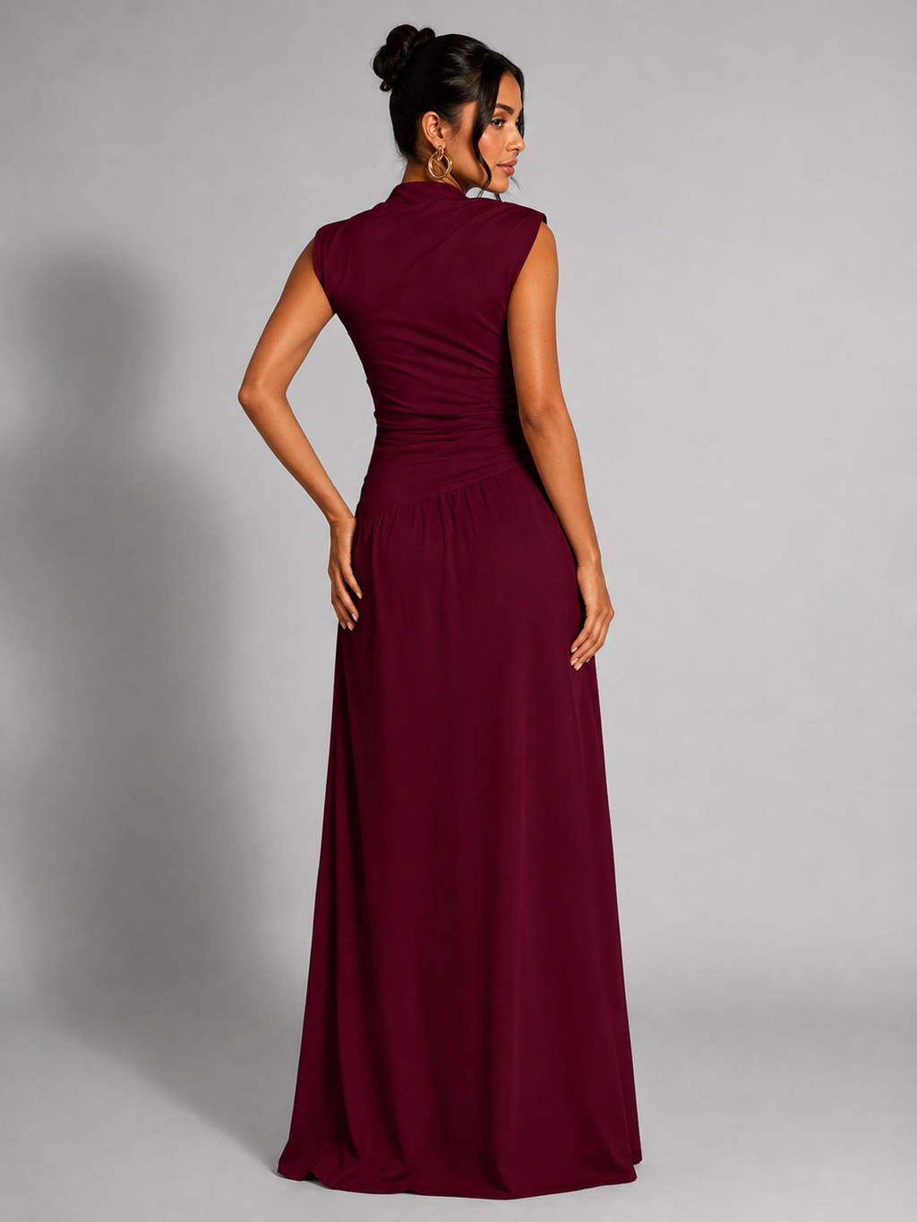 Vestido Pregueado Notte