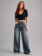 Jeans "Wide" Notte