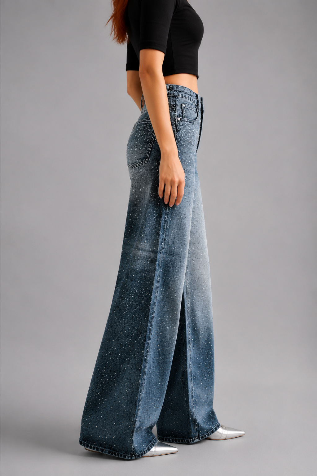 Jeans "Wide" Notte
