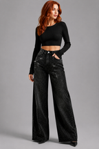 Jeans "Wide" Notte