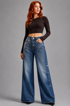 Jeans "Wide" Notte