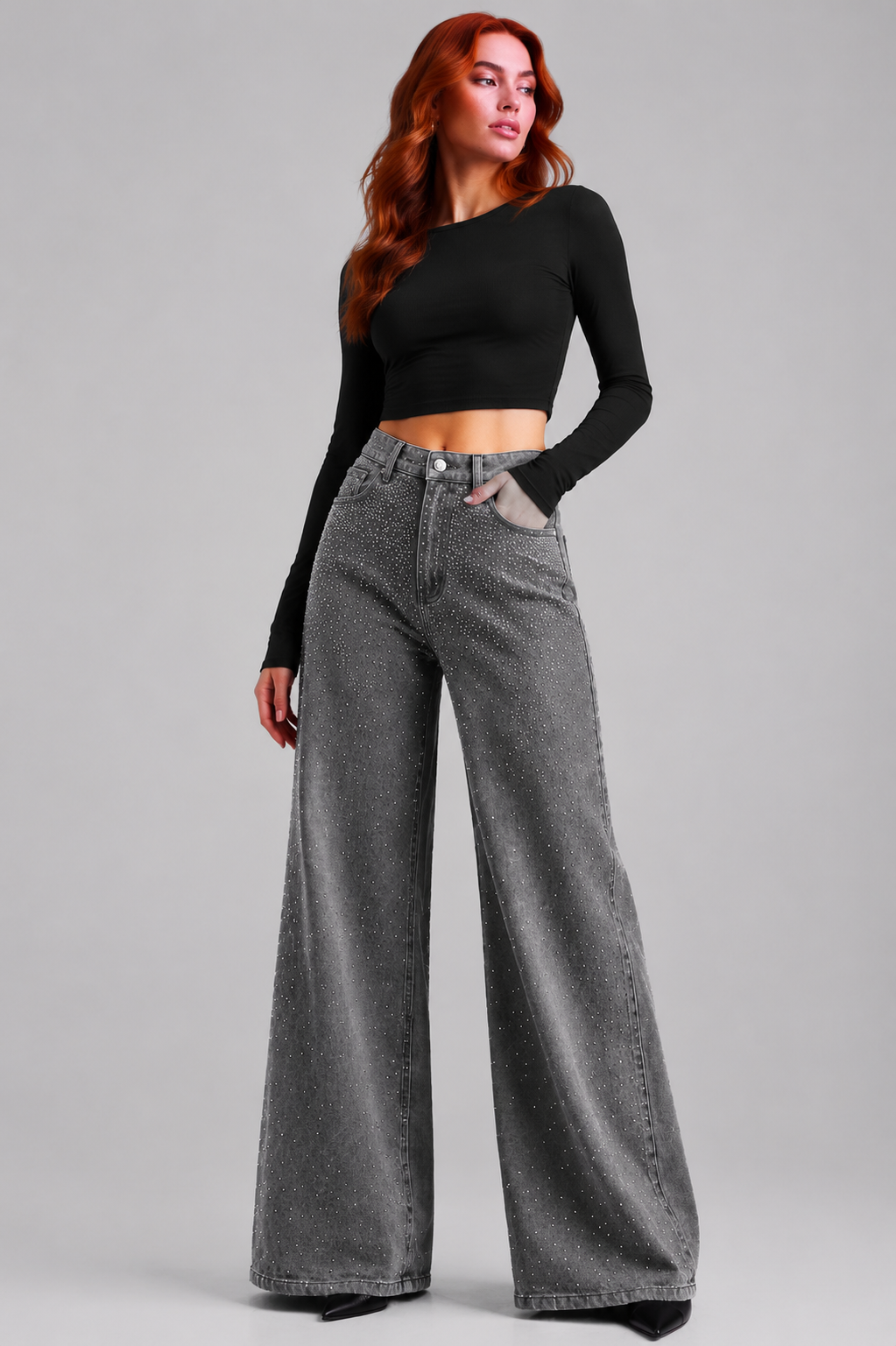 Jeans "Wide" Notte