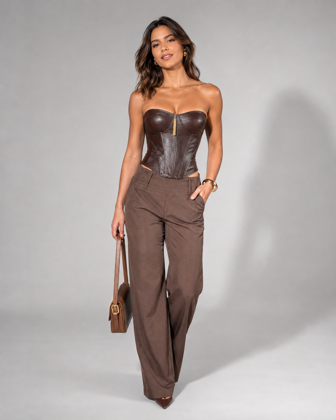 Top Cropped "Bandeau Yohana" Notte