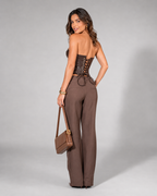 Top Cropped "Bandeau Yohana" Notte