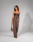 Top Cropped "Bandeau Yohana" Notte