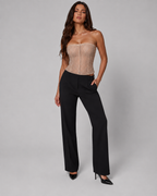 Top Corset Tubo com Strass Notte