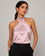 Top Bicolor com Costas Abertas Notte