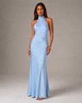 Vestido Longo "Satin Amour" Notte