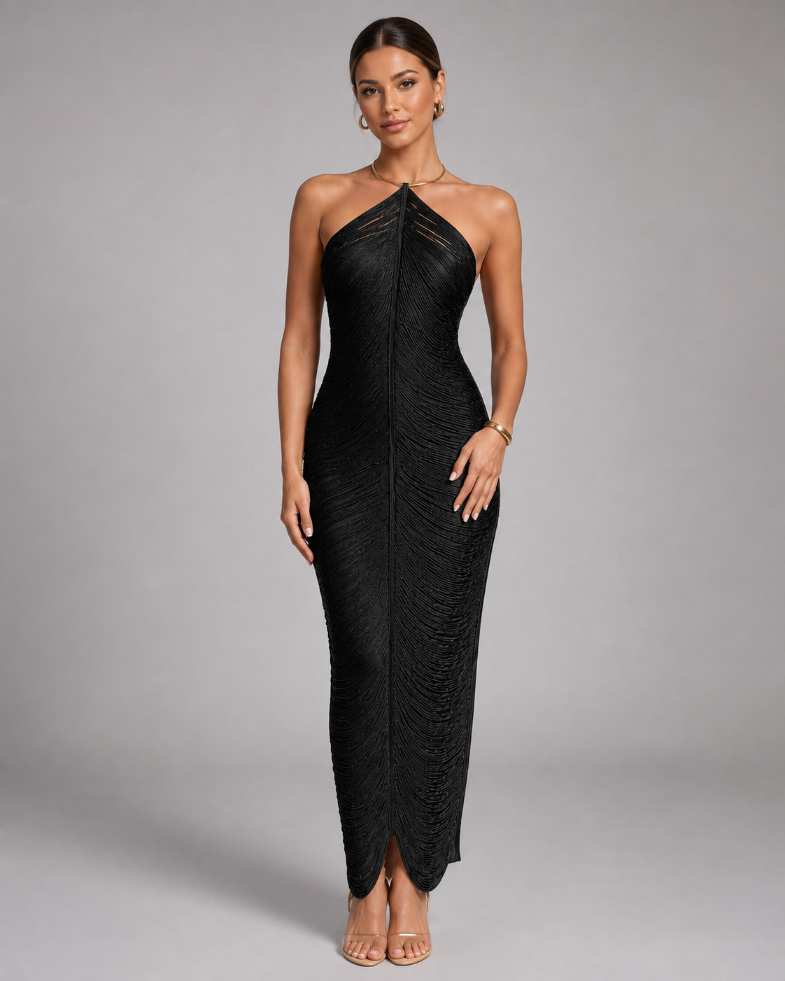 Vestido Dourado "Maxi" Notte