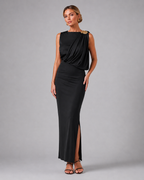 Vestido Tricotado "Maxi" Notte
