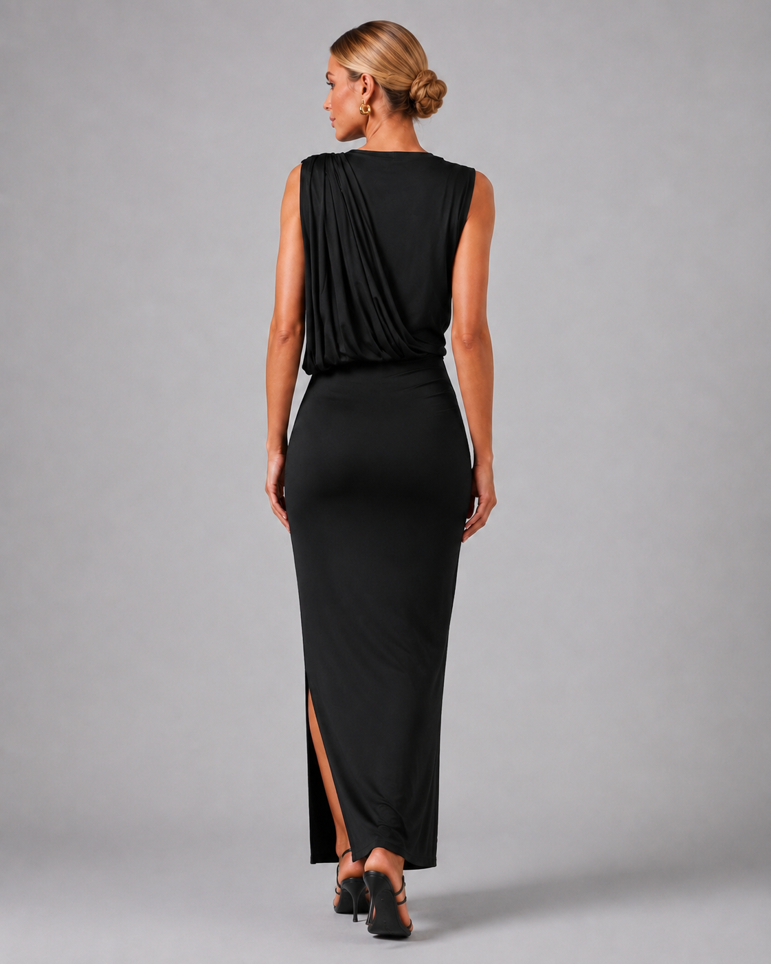 Vestido Tricotado "Maxi" Notte