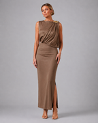 Vestido Tricotado "Maxi" Notte
