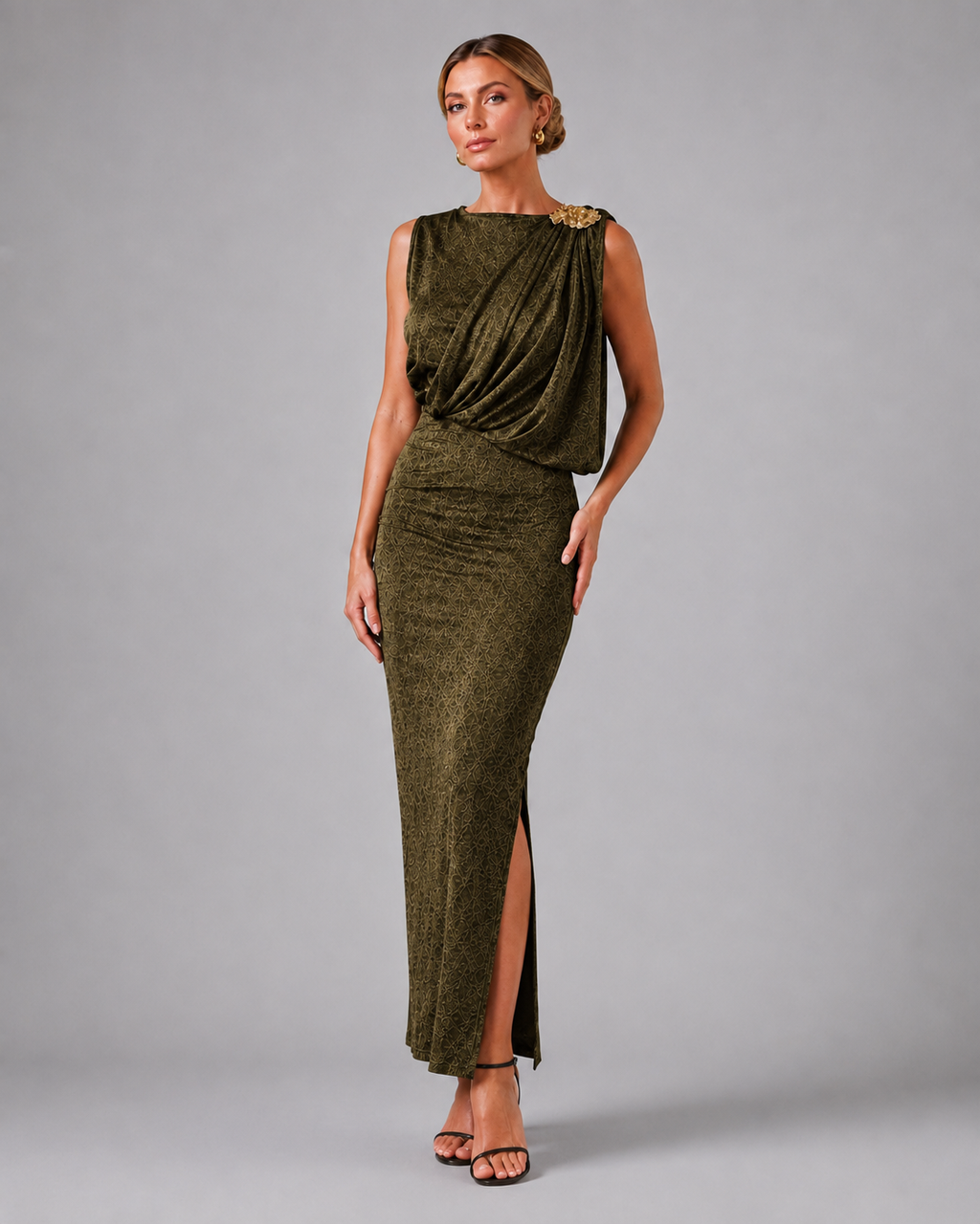Vestido Tricotado "Maxi" Notte