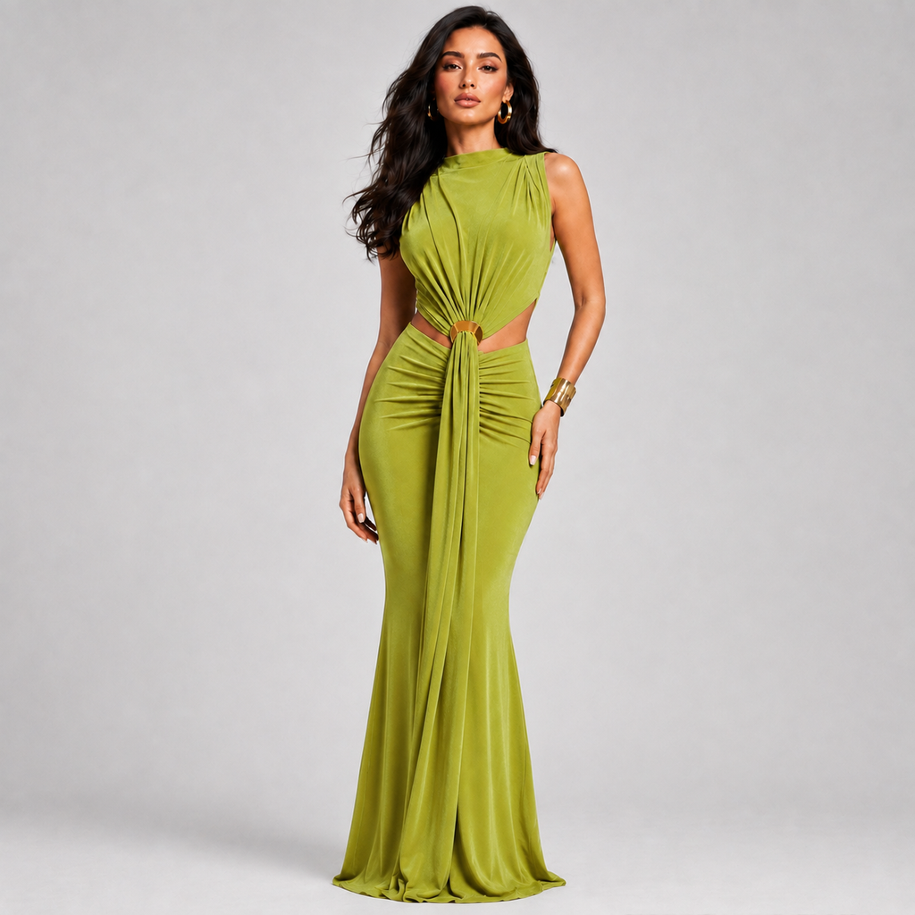 Vestido "Franzido" Notte