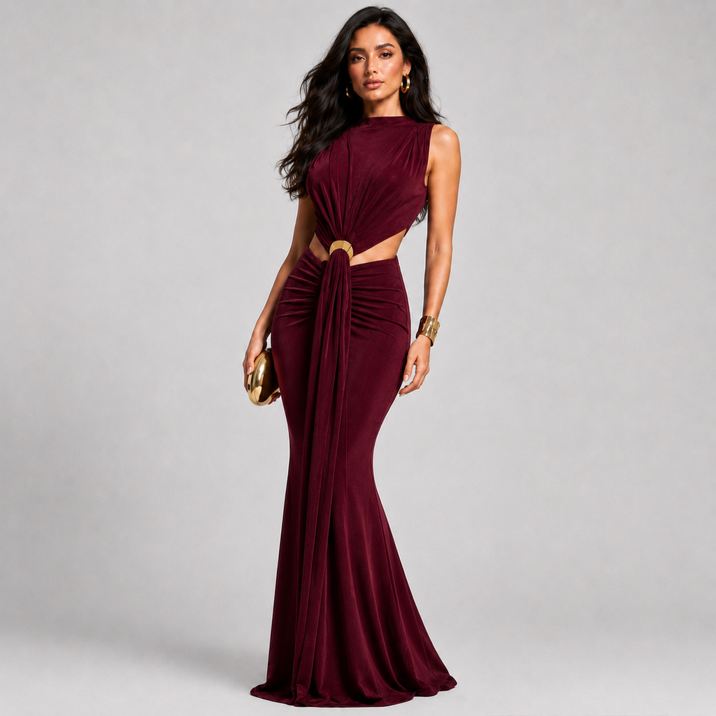 Vestido "Franzido" Notte