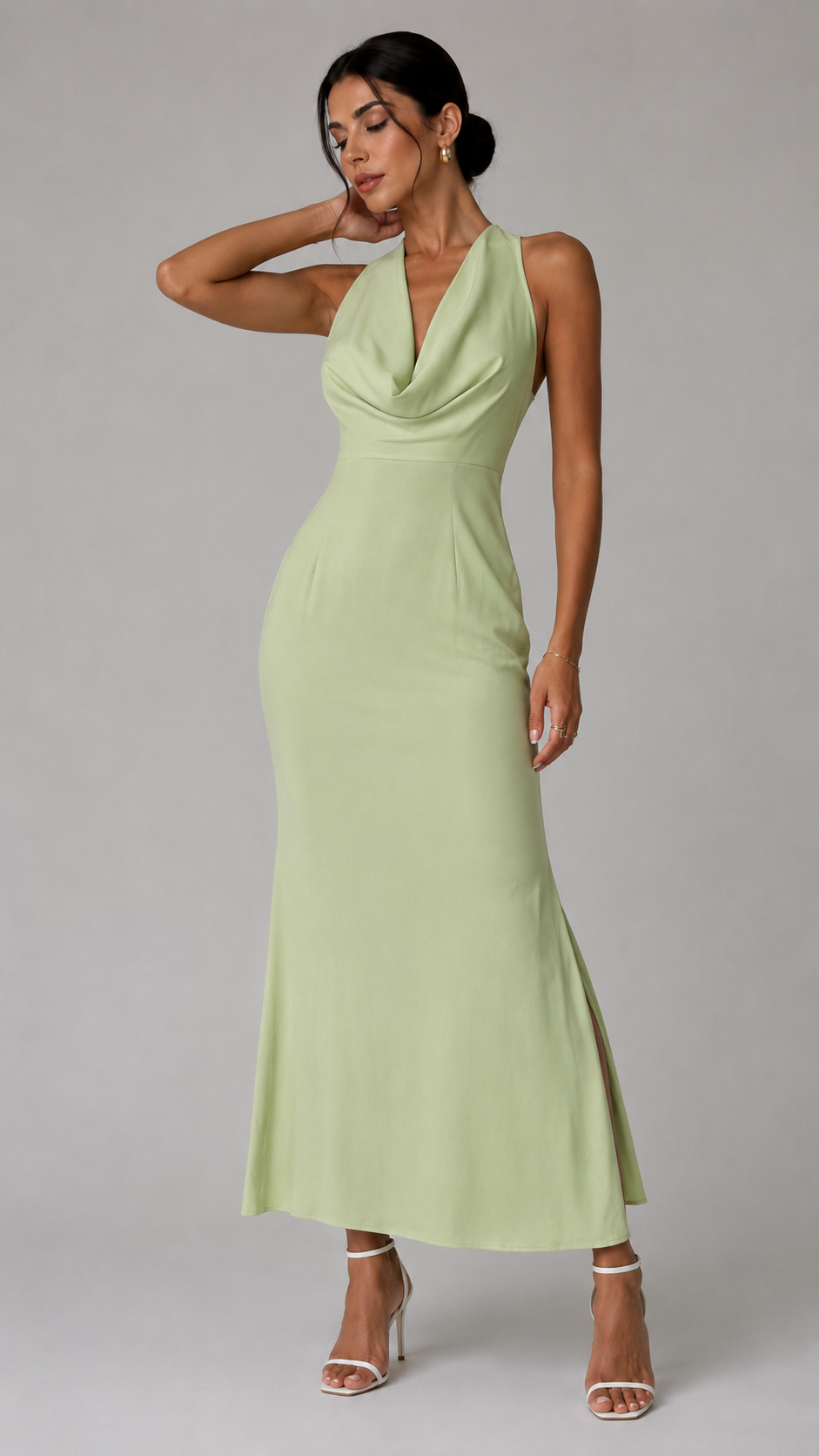 Vestido Longo Sereia Halter