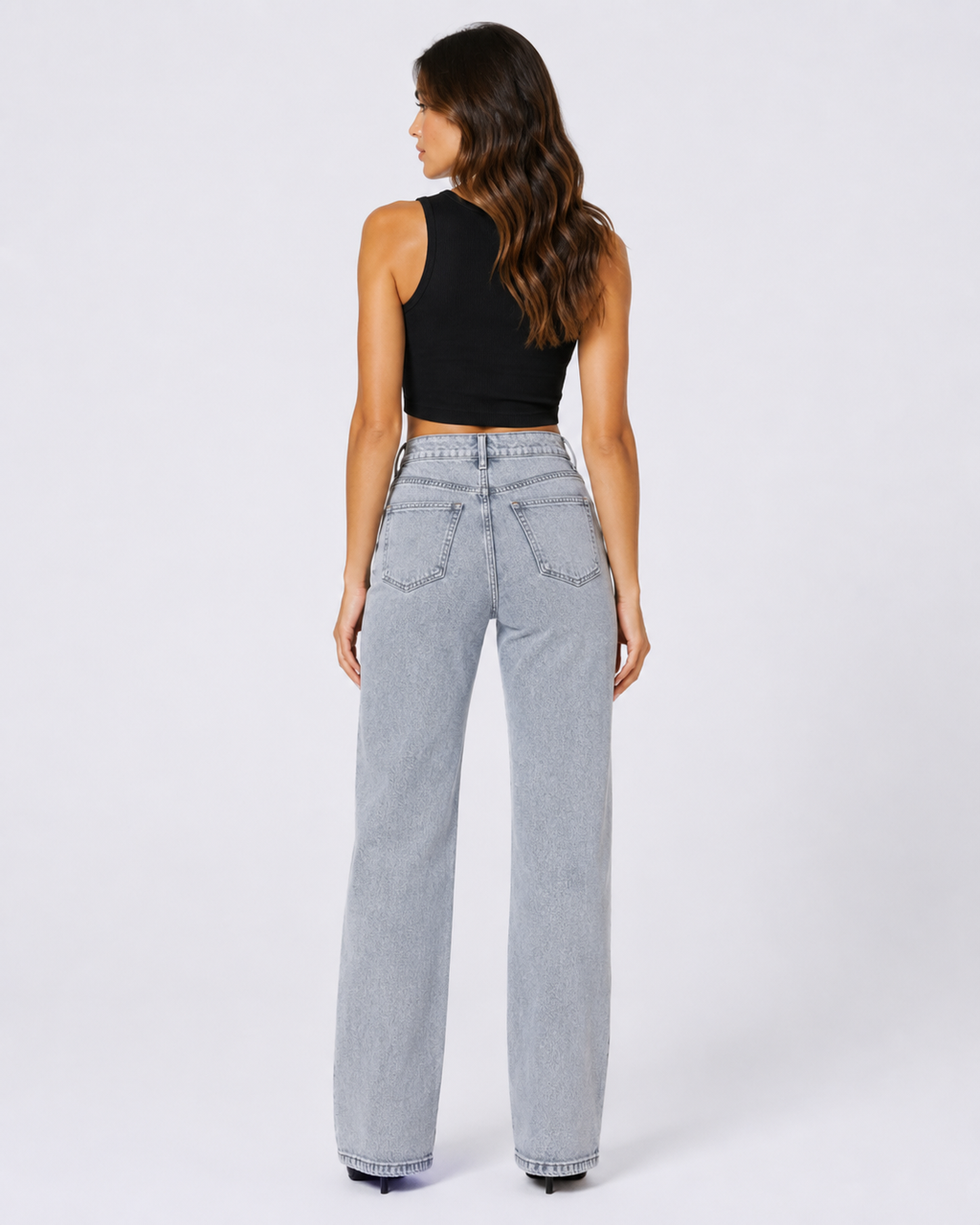 Calça wide legg