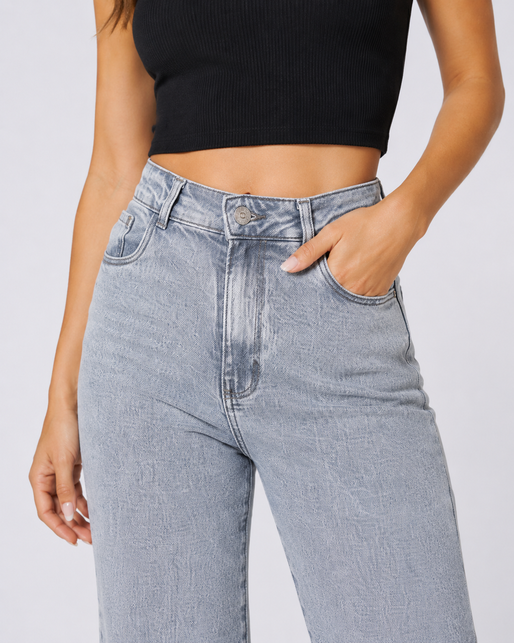 Calça wide legg