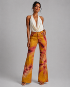Calça Floral "Jardim" Notte