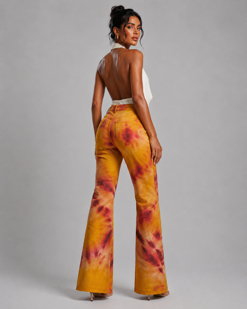 Calça Floral "Jardim" Notte