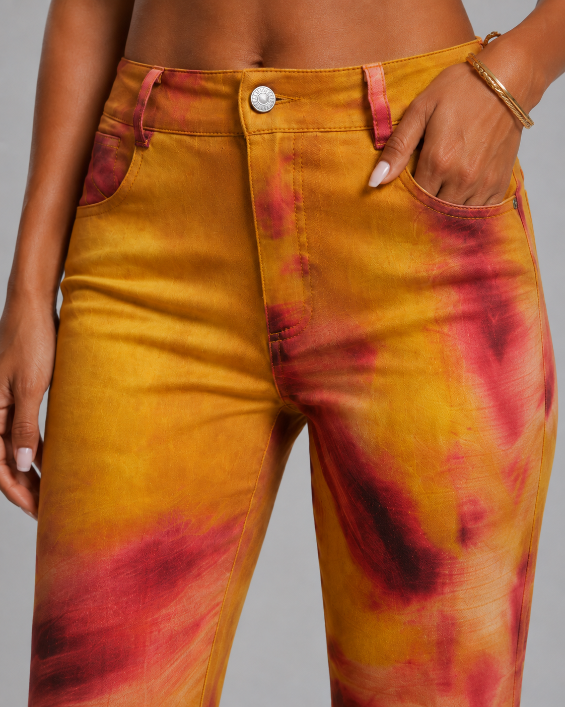 Calça Floral "Jardim" Notte