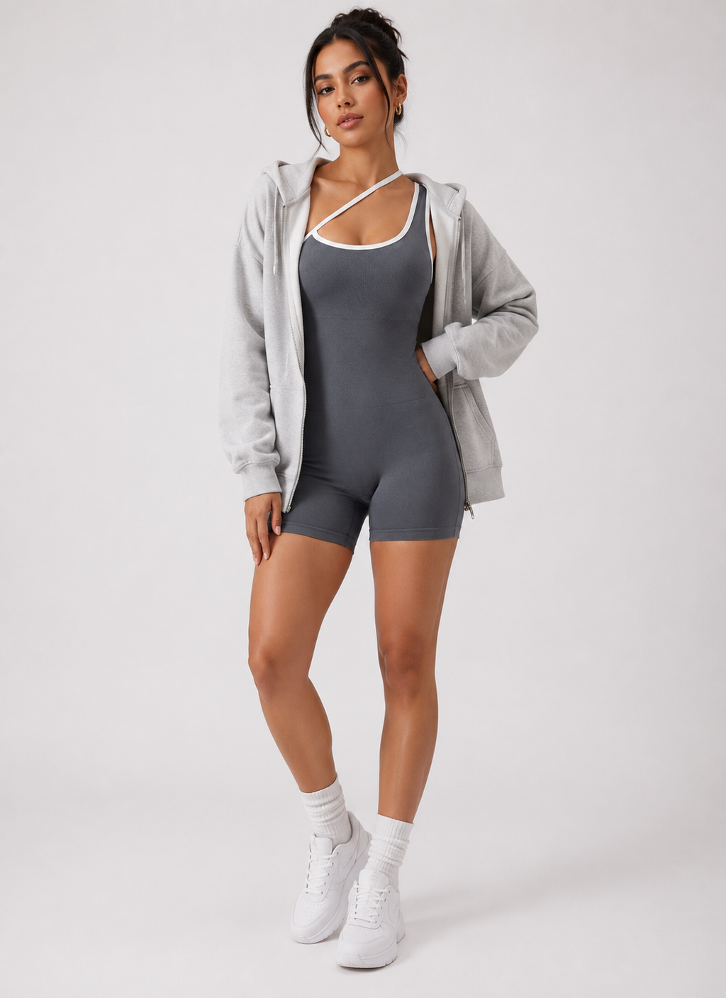 Macaquinho Fitness Elegance Premium