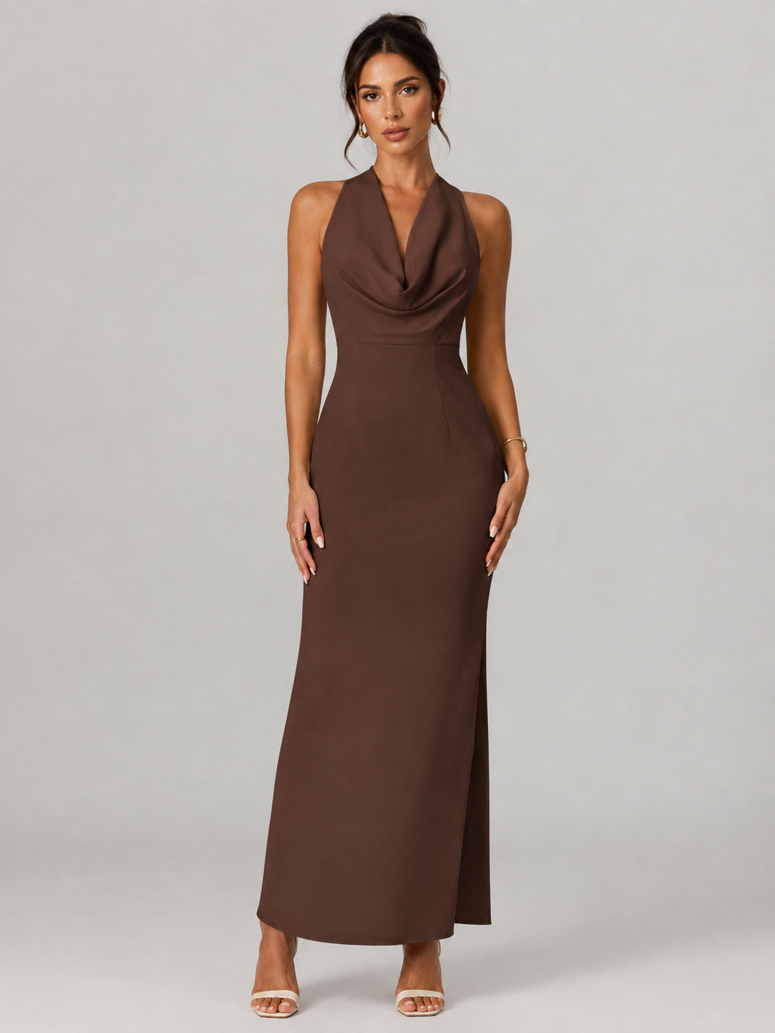 Vestido Longo Sereia Halter