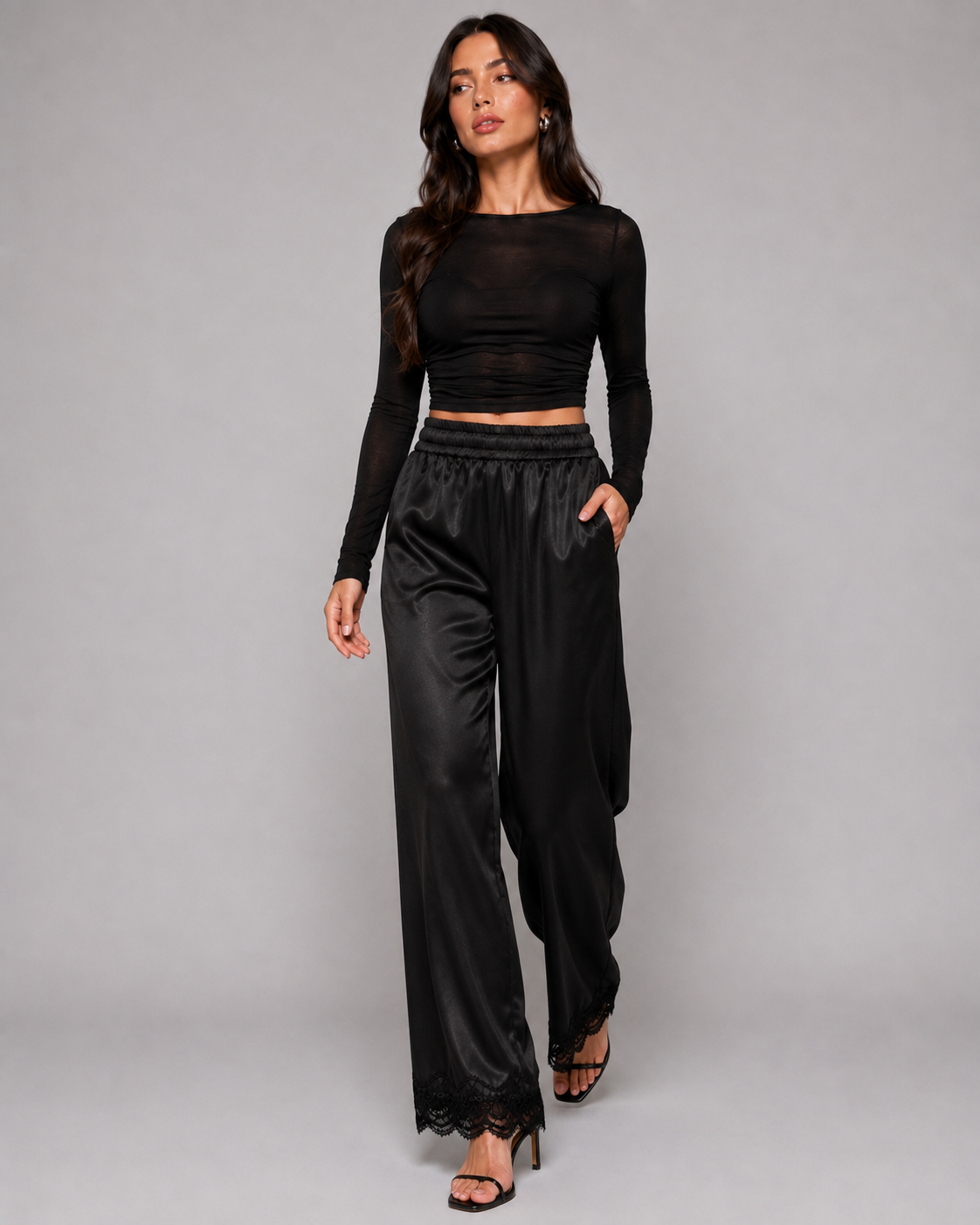 Calça "Soie" Notte