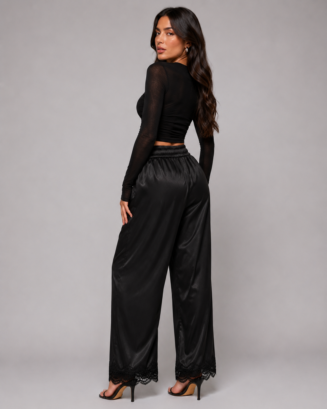 Calça "Soie" Notte