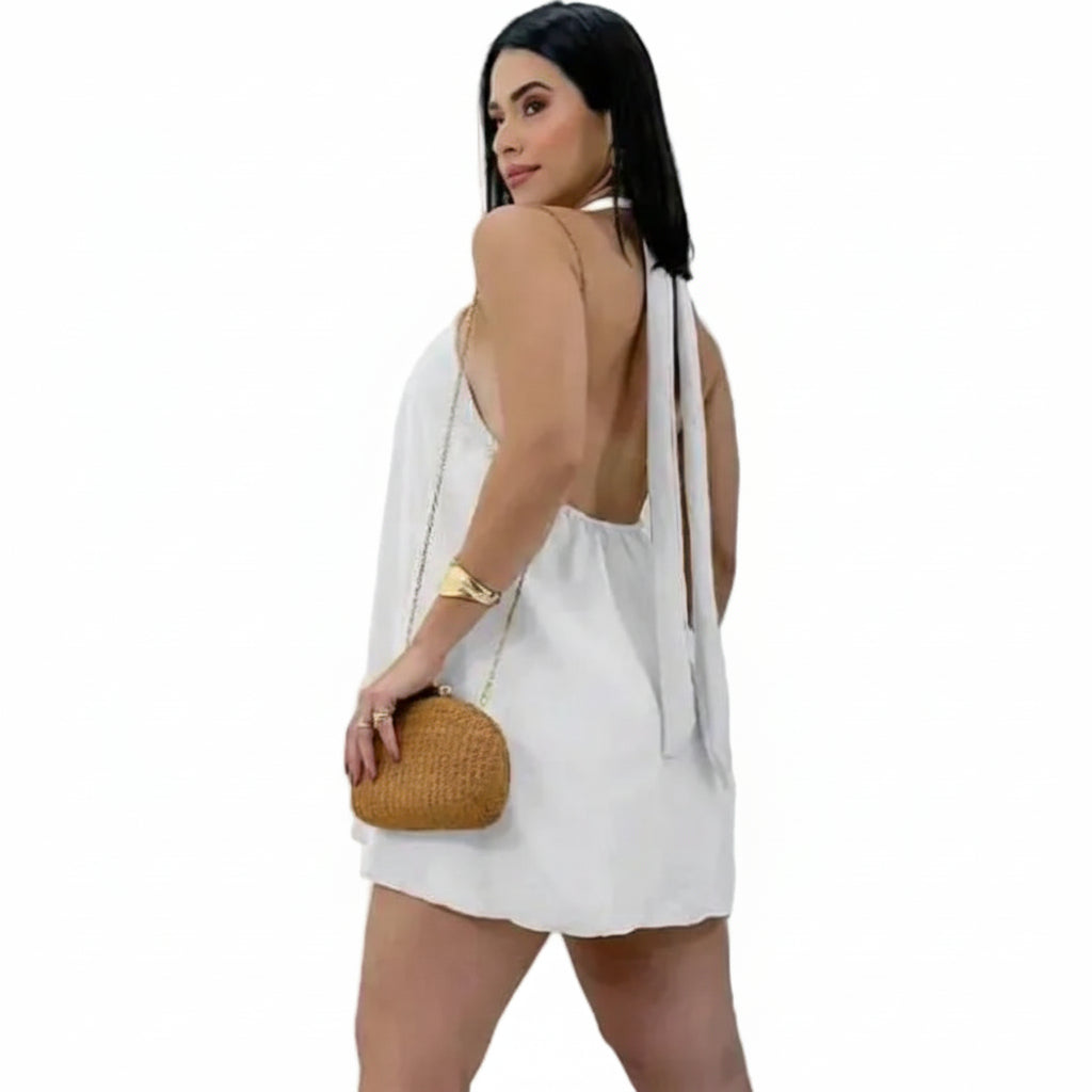 conjunto shorts boho chic