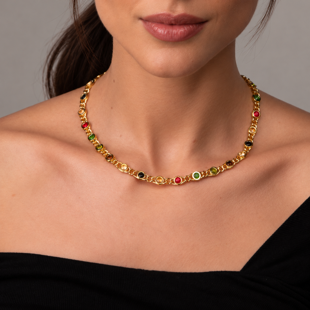 Colar Chloé Banhado em Ouro 18k