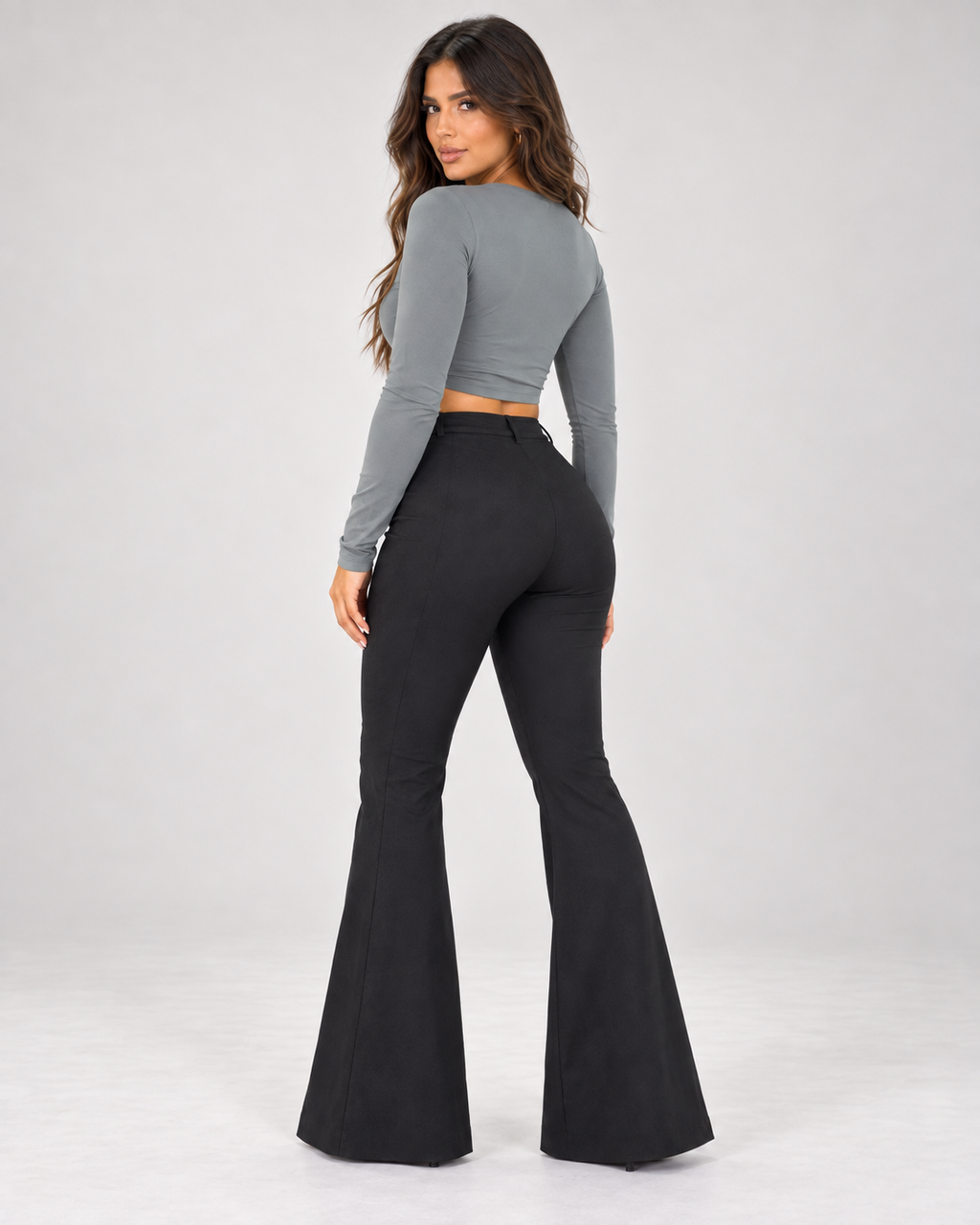 Cropped "Glow" Notte