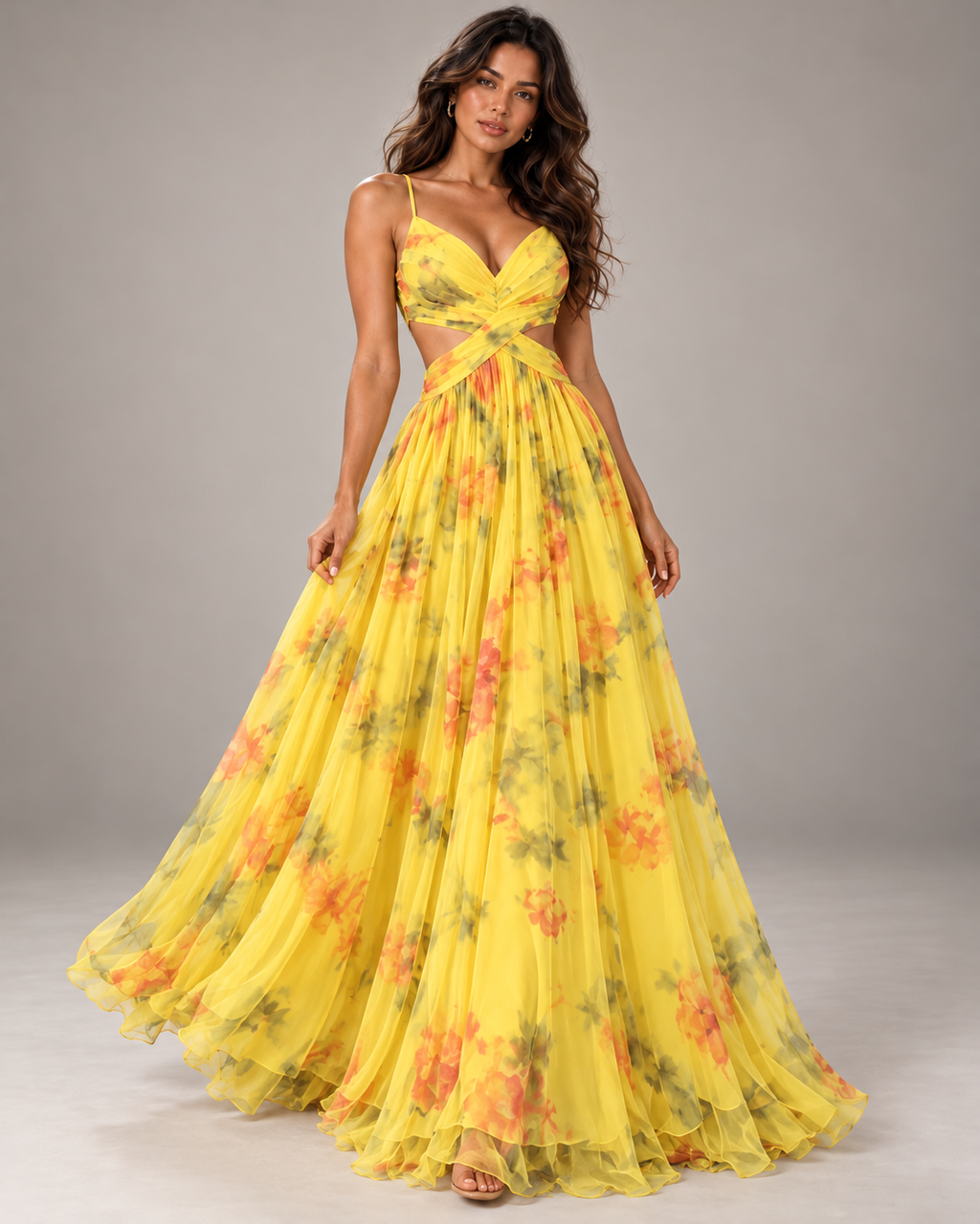 Vestido "Aquarela" Notte